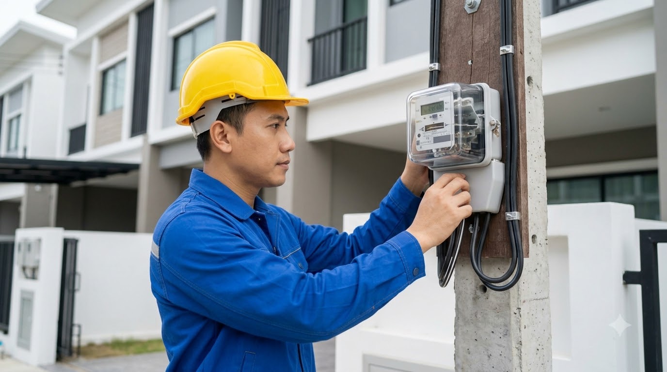 Sơ đồ các kênh đăng ký cấp điện trực tuyến và tại phòng giao dịch điện lực