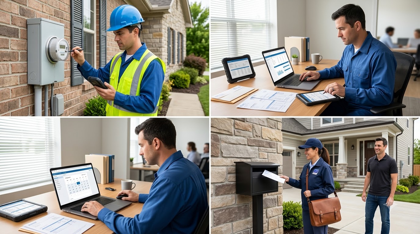 So sánh số ngày của các kỳ điện khi độ dài tháng hoặc lịch chốt chỉ số thay đổi